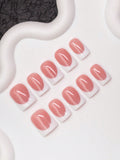 Glossy Pink French Set