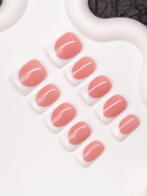 Glossy Pink French Set